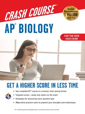 cover image of AP&#174; Biology Crash Course,  Book + Online